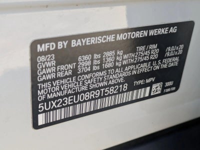 2024 BMW X5 xDrive40i Sports Activity Vehicle