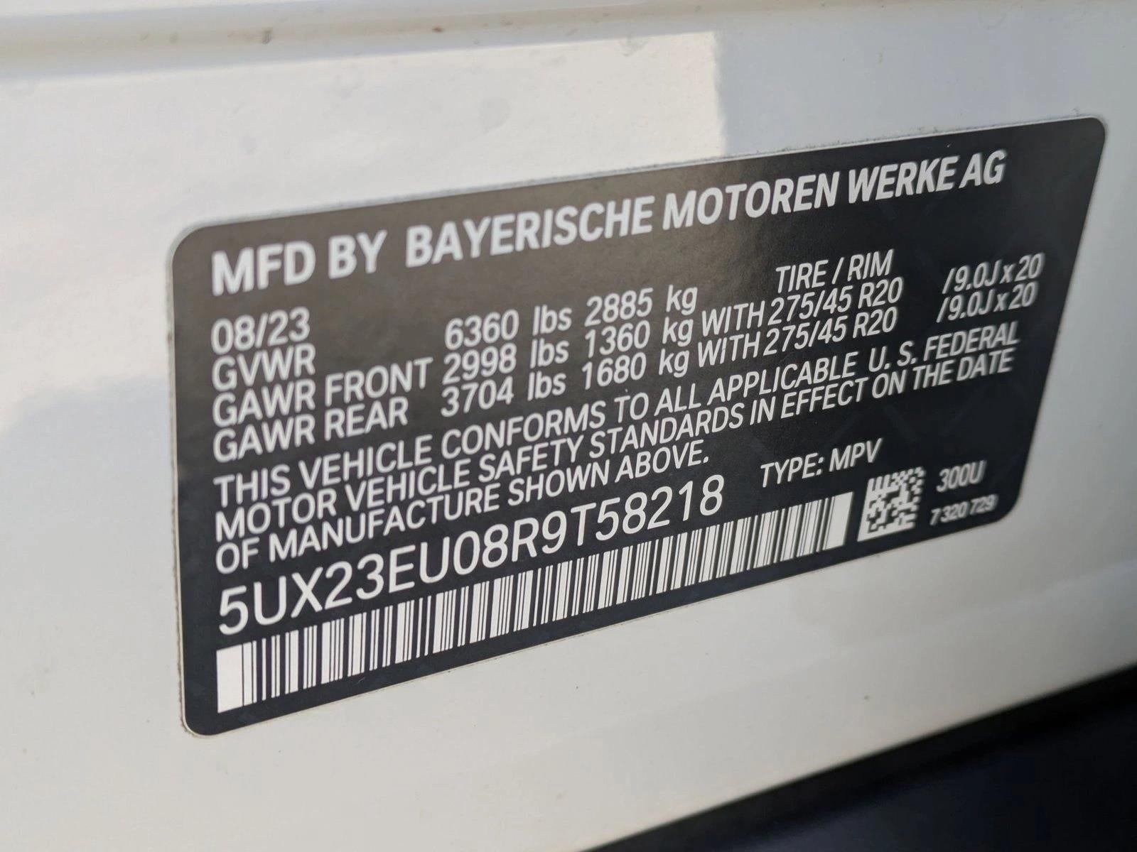 2024 BMW X5 xDrive40i Sports Activity Vehicle