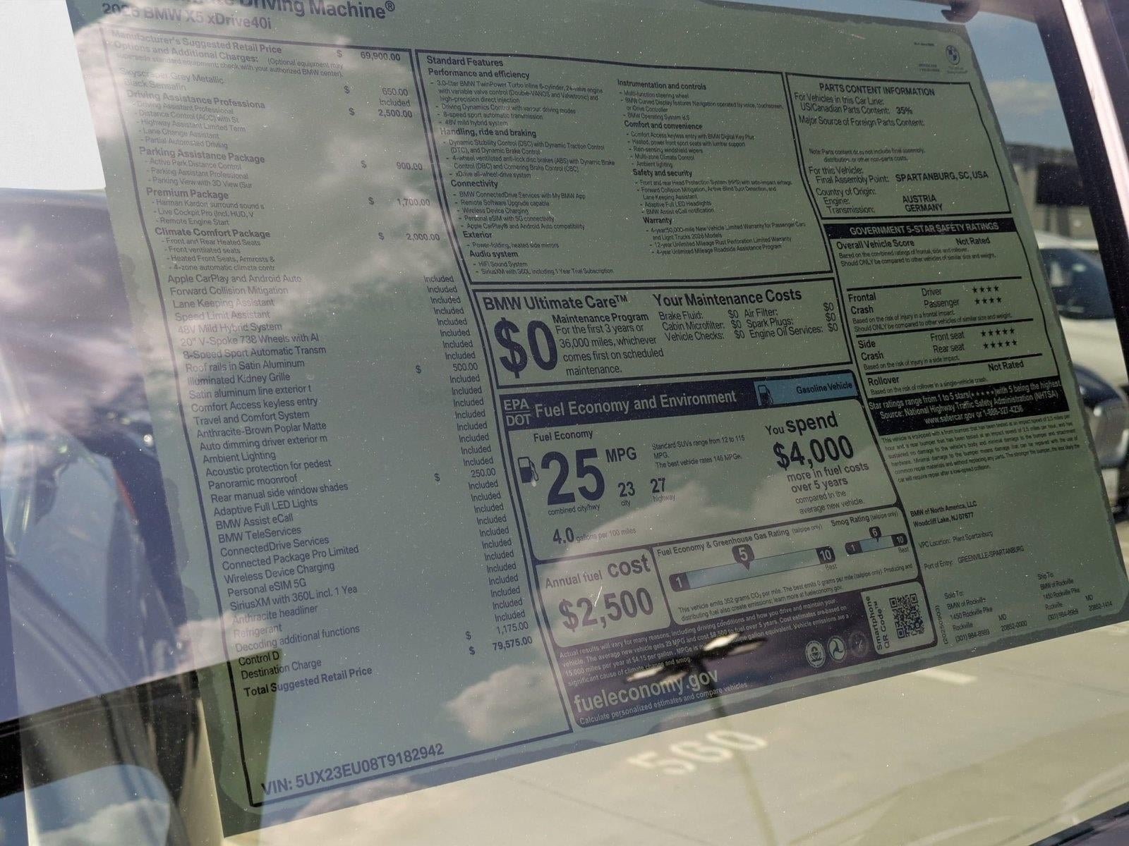 2026 BMW X5 xDrive40i Sports Activity Vehicle