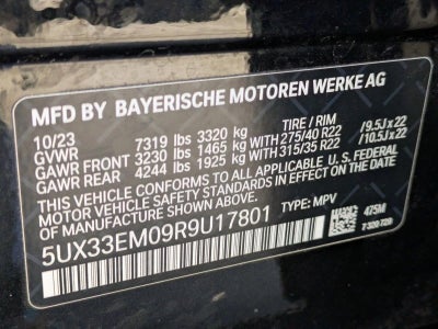 2024 BMW X7 M60i Sports Activity Vehicle