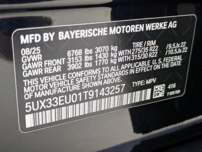 2026 BMW X5 M60i Sports Activity Vehicle