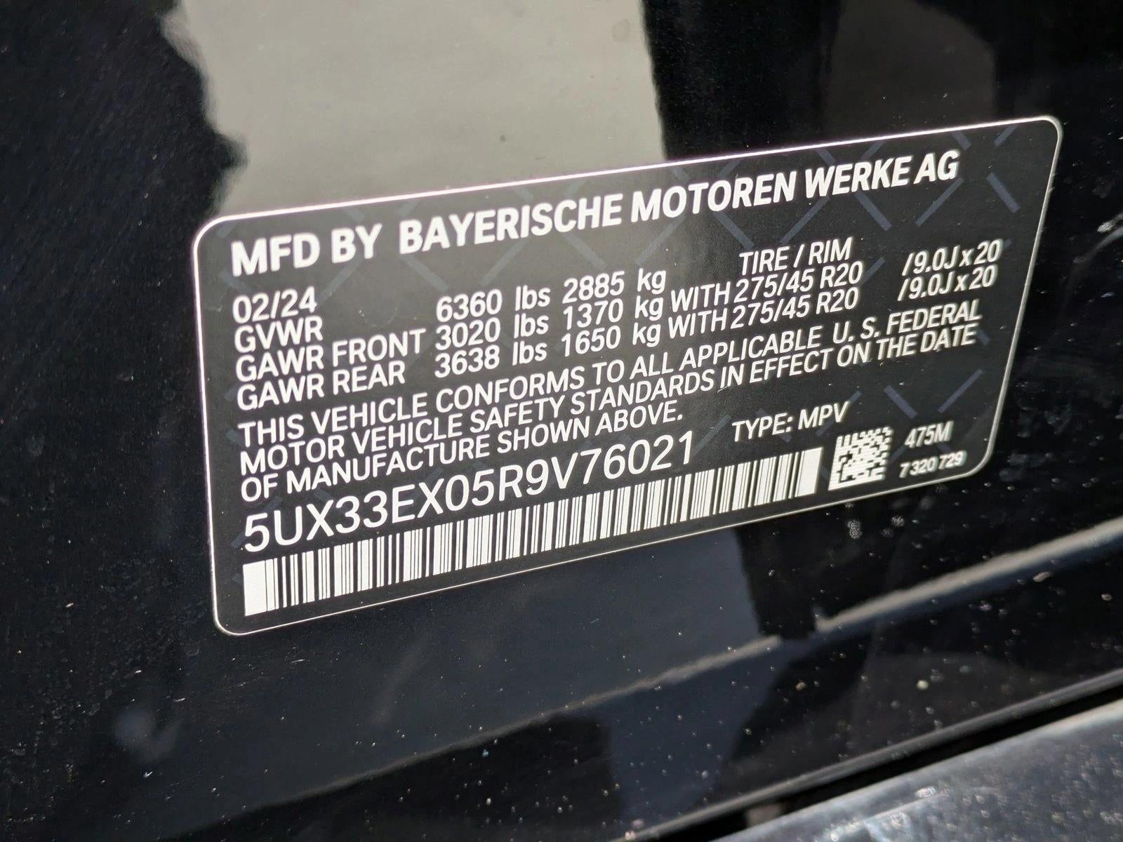 2024 BMW X6 xDrive40i Sports Activity Coupe