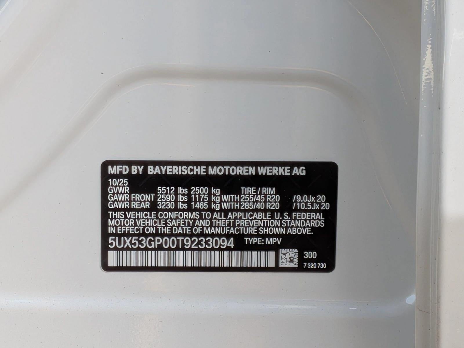 2026 BMW X3 30 xDrive Sports Activity Vehicle