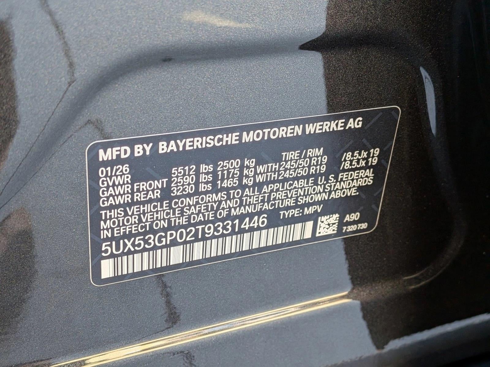 2026 BMW X3 30 xDrive Sports Activity Vehicle