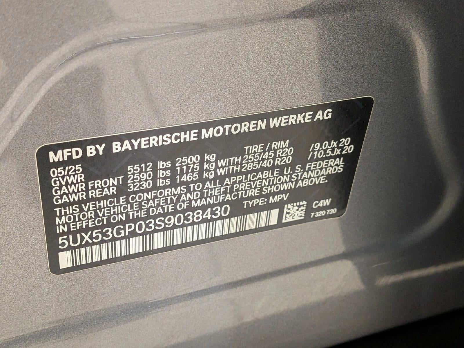 2025 BMW X3 30 xDrive Sports Activity Vehicle