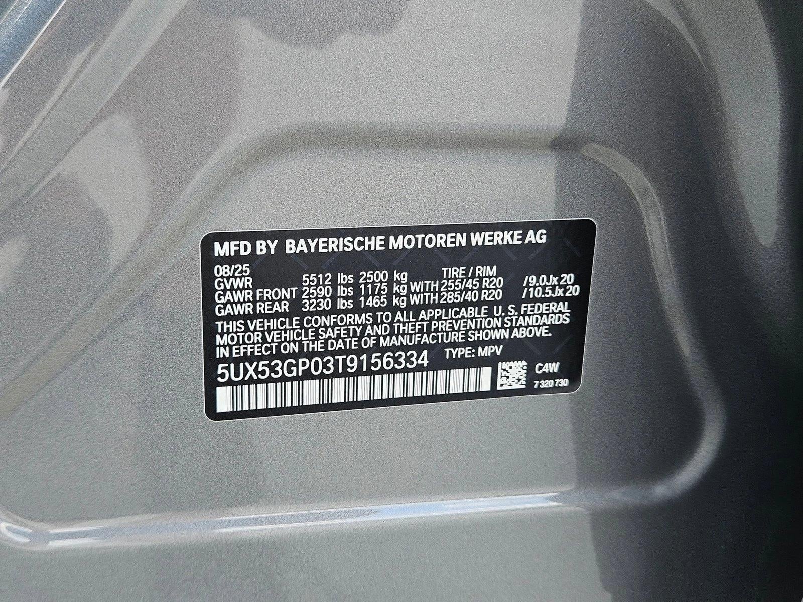 2026 BMW X3 30 xDrive Sports Activity Vehicle