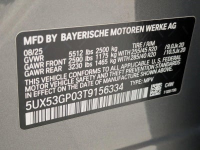 2026 BMW X3 30 xDrive Sports Activity Vehicle