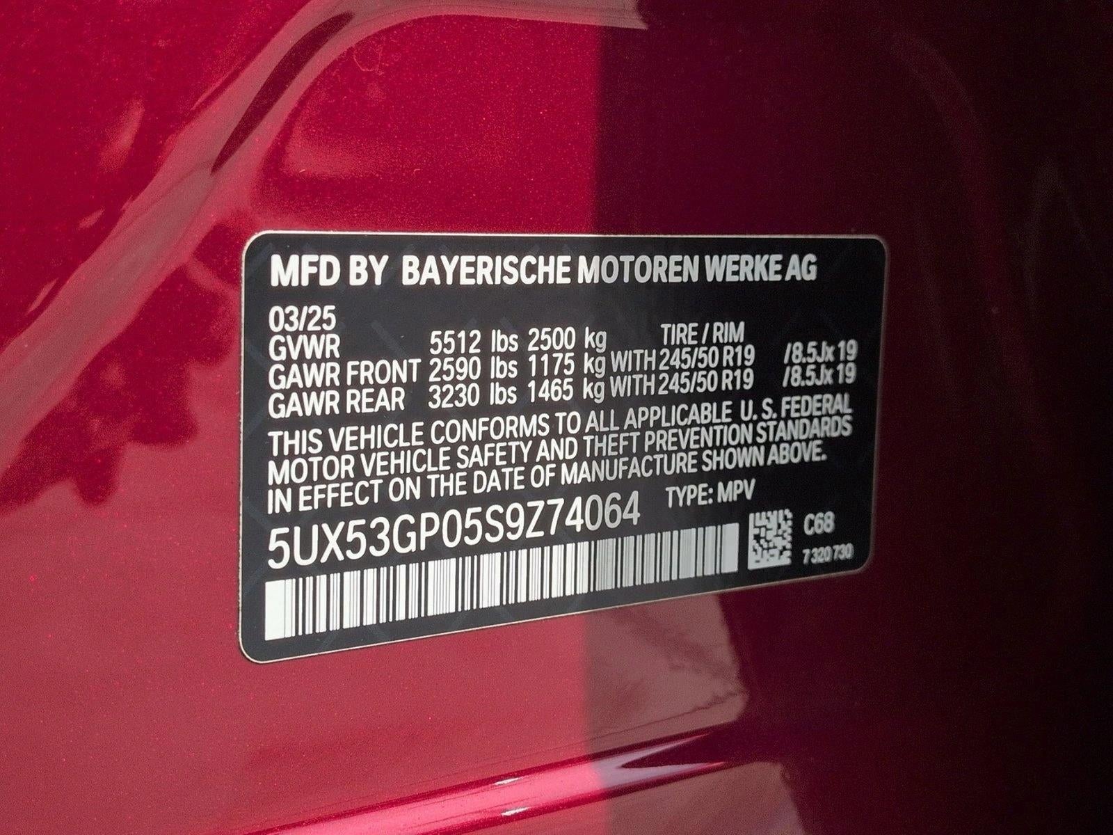 2025 BMW X3 30 xDrive Sports Activity Vehicle