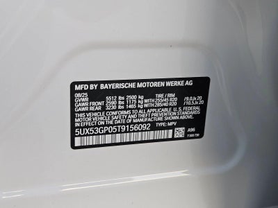 2026 BMW X3 30 xDrive Sports Activity Vehicle