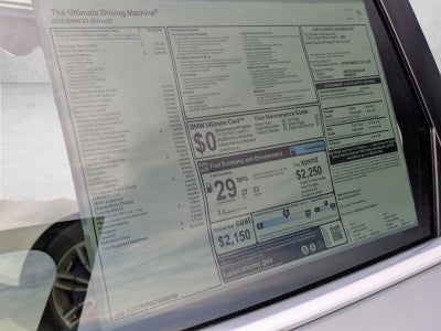 2026 BMW X3 30 xDrive Sports Activity Vehicle