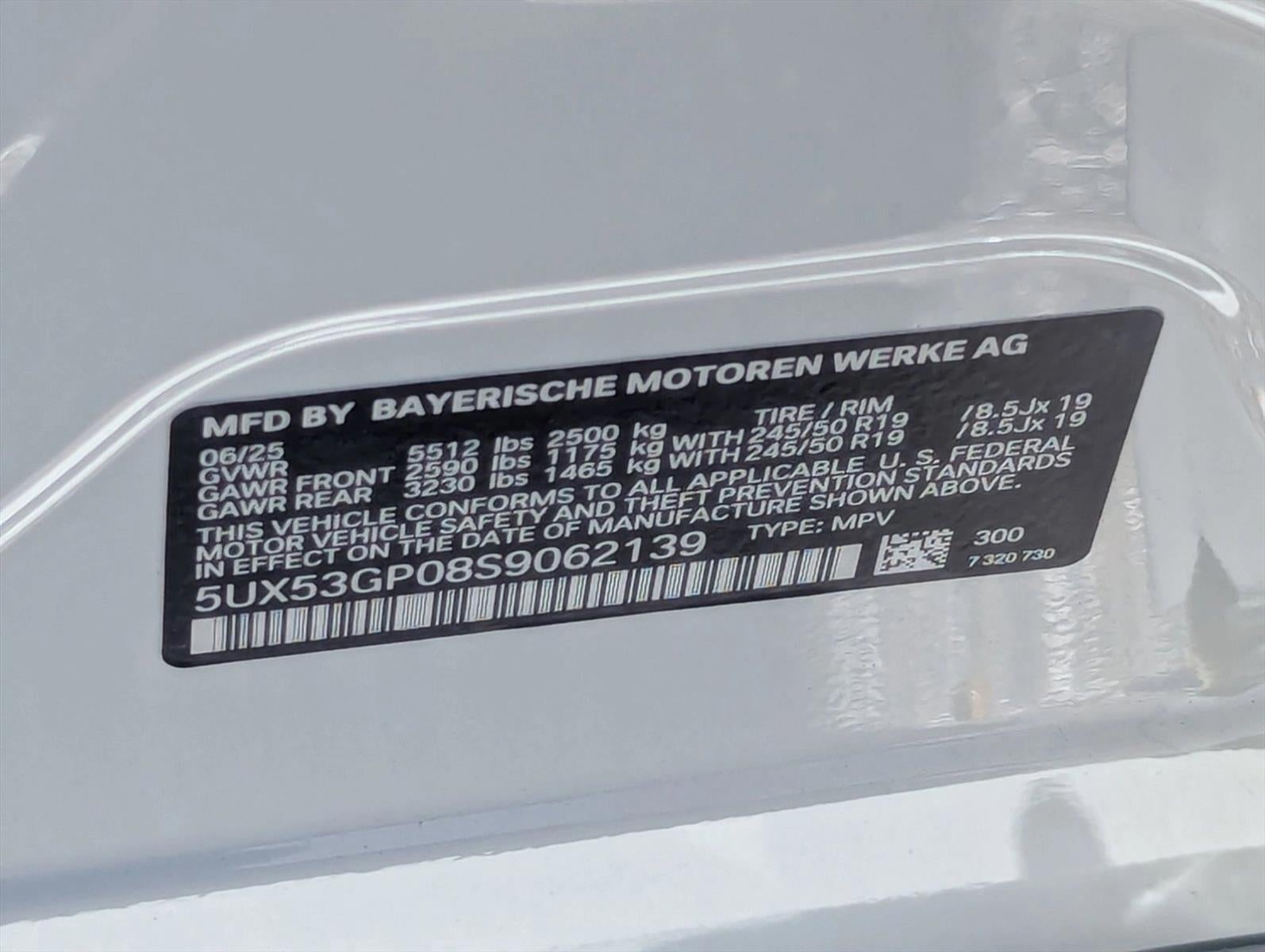 2025 BMW X3 30 xDrive Sports Activity Vehicle