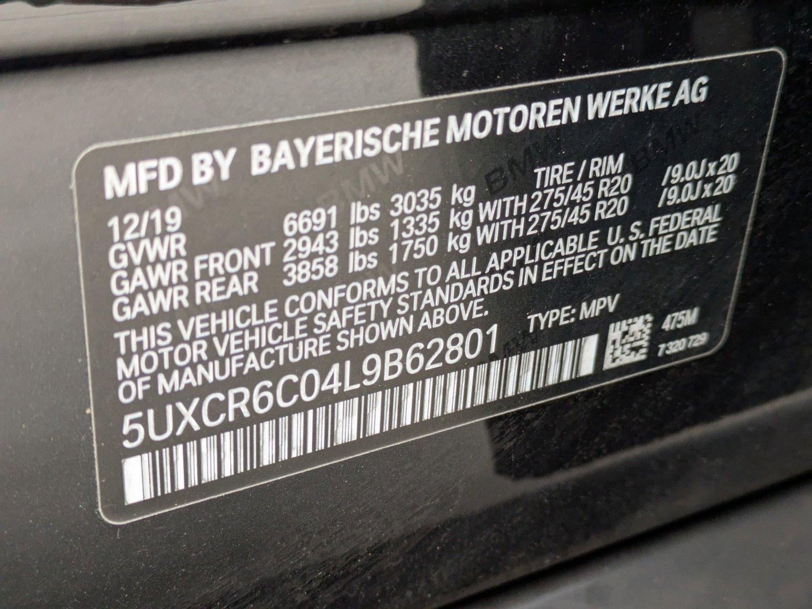 2020 BMW X5 xDrive40i Sports Activity Vehicle