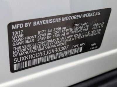 2018 BMW X5 xDrive35i Sports Activity Vehicle