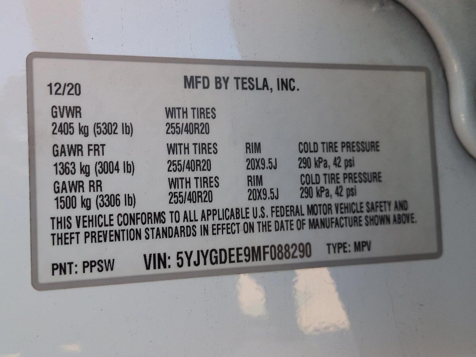 2021 Tesla Model Y Long Range AWD