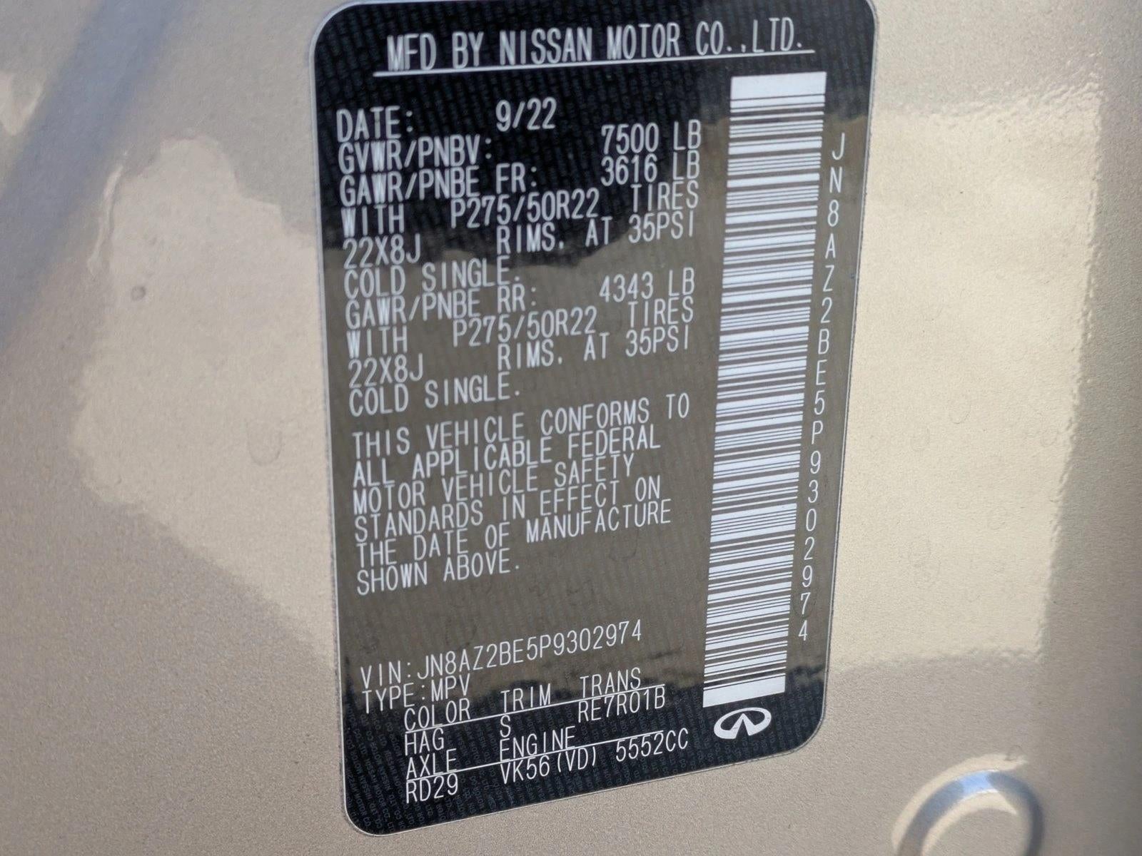 2023 INFINITI QX80 SENSORY AWD