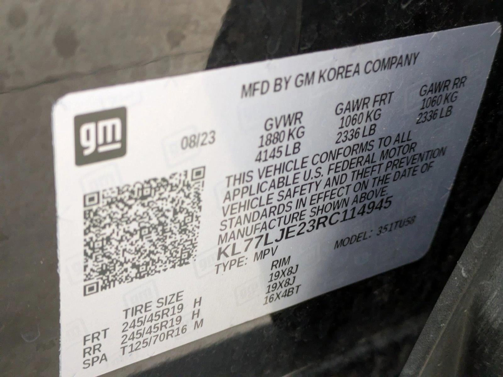 2024 Chevrolet Trax FWD 4dr 2RS