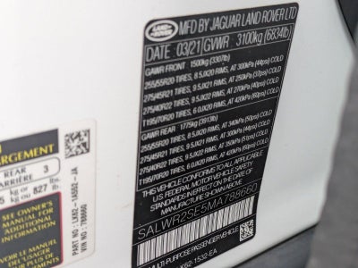 2021 Land Rover Range Rover Sport V8 Supercharged HSE Dynamic