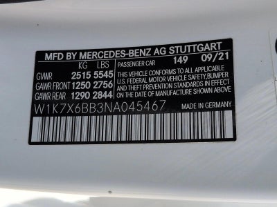 2022 Mercedes-Benz AMG® GT AMG® GT 53 4-Door Coupe