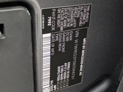 2022 Mercedes-Benz Sprinter Cargo Van 4500 High Roof V6 170" Extended RWD