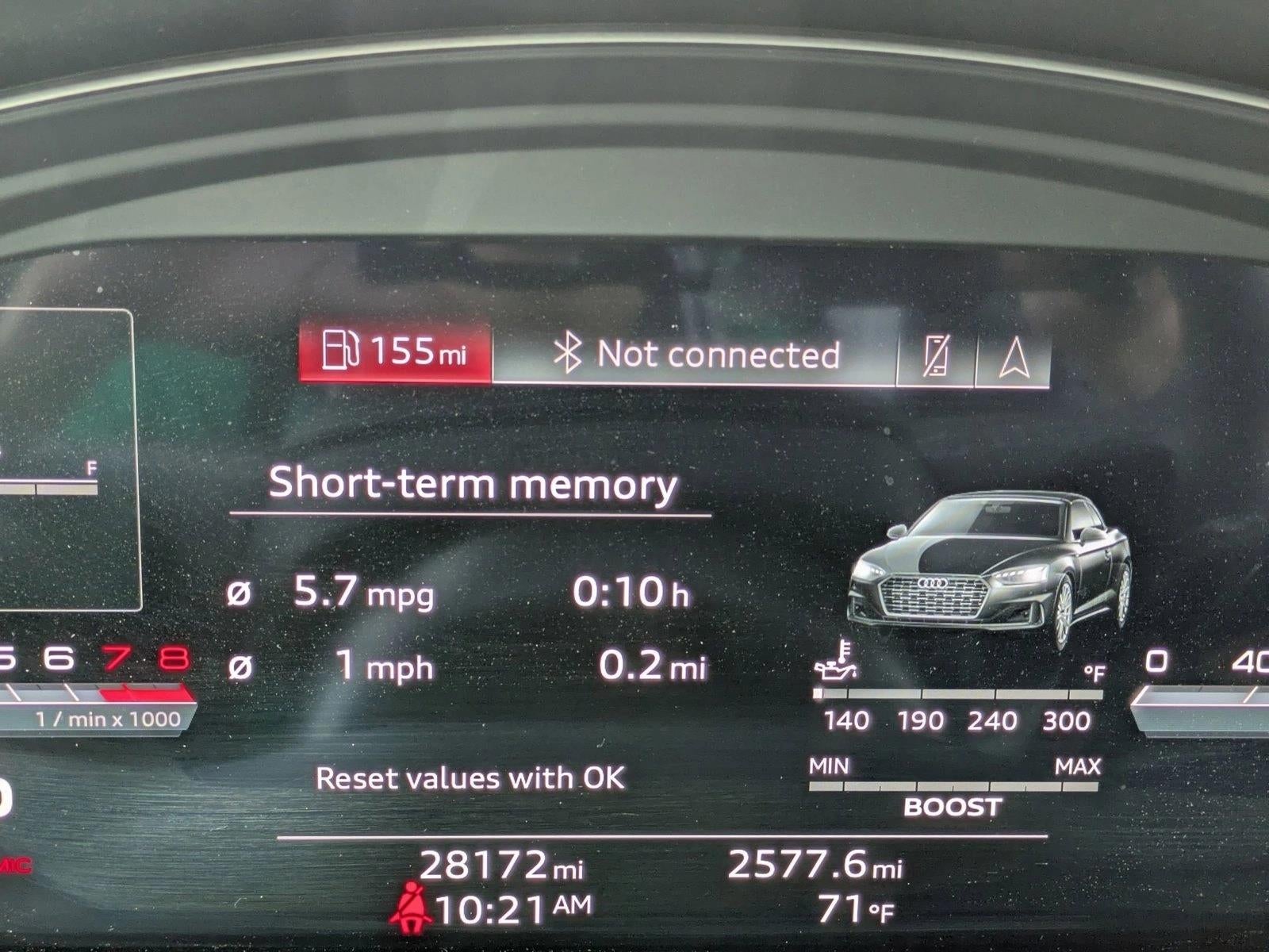 2022 Audi S5 Cabriolet Prestige 3.0 TFSI quattro