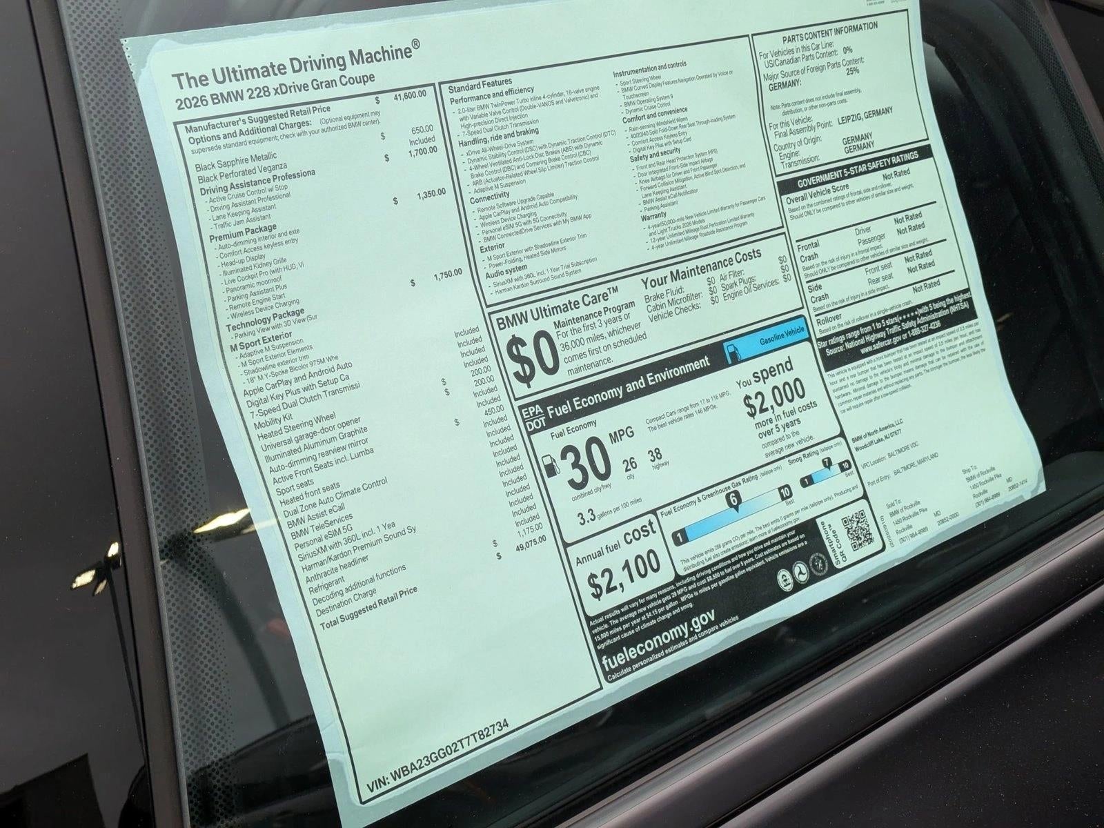 2026 BMW 228 xDrive Gran Coupe