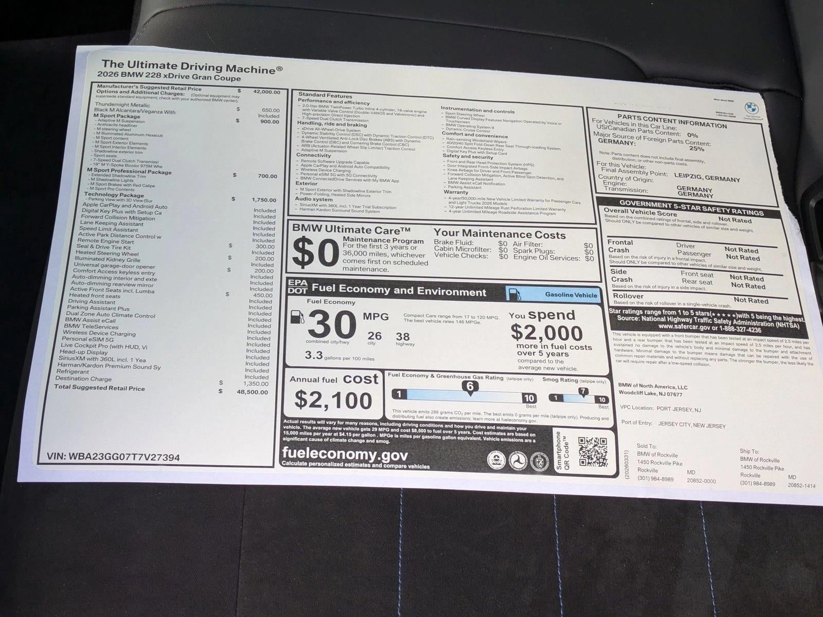 2026 BMW 228 xDrive Gran Coupe
