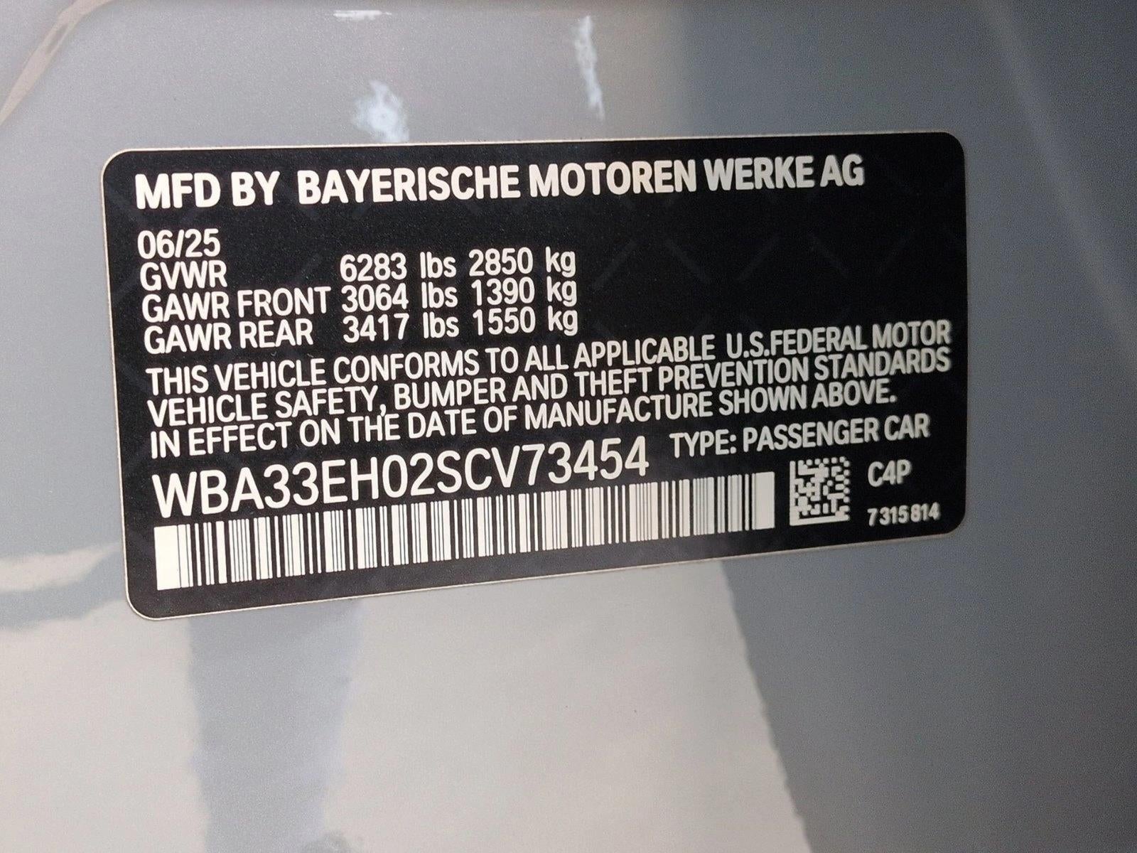 2025 BMW 740i xDrive Sedan