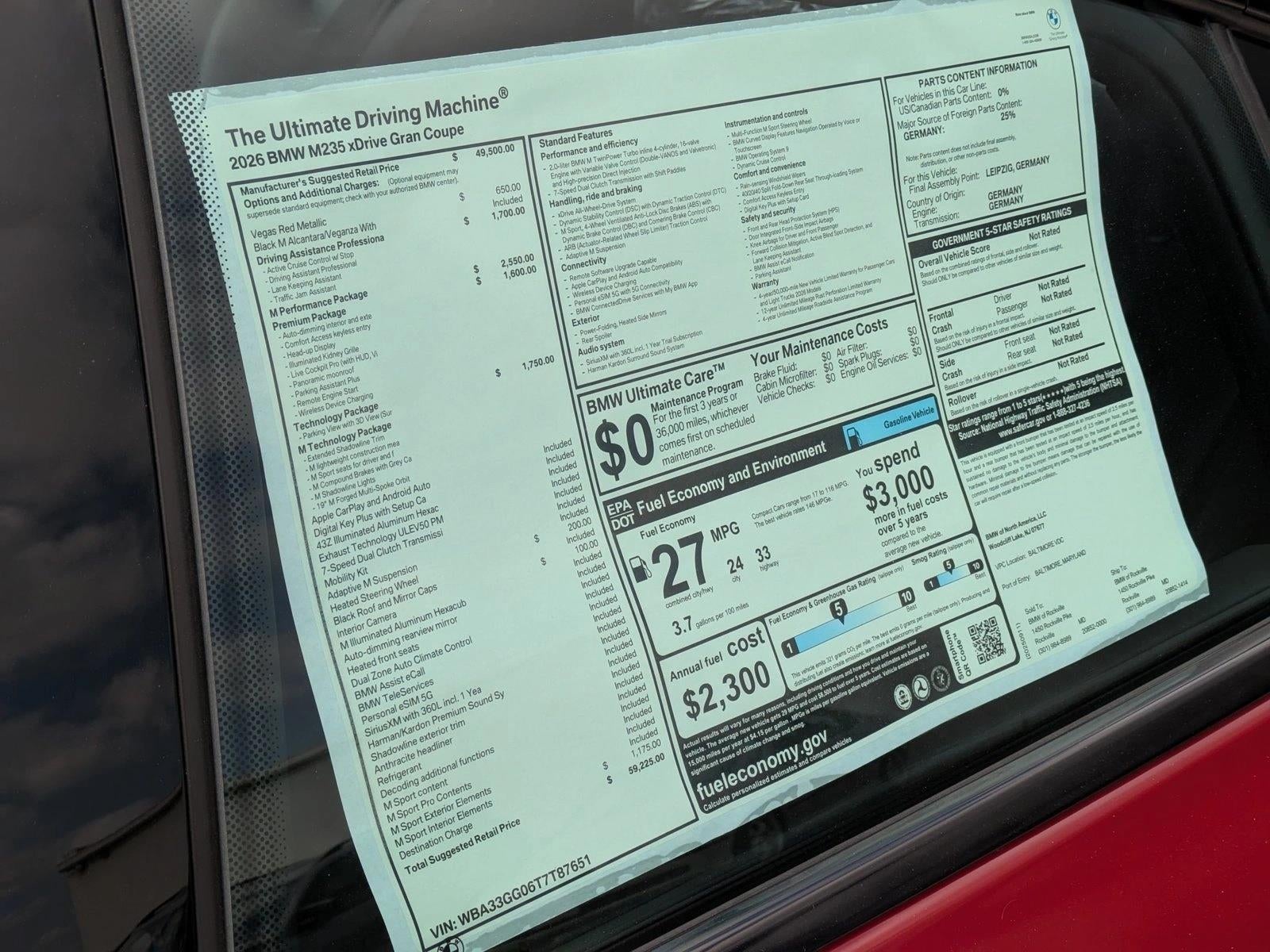 2026 BMW M235 xDrive Gran Coupe