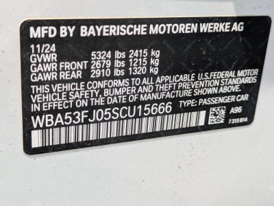 2025 BMW 530i xDrive Sedan
