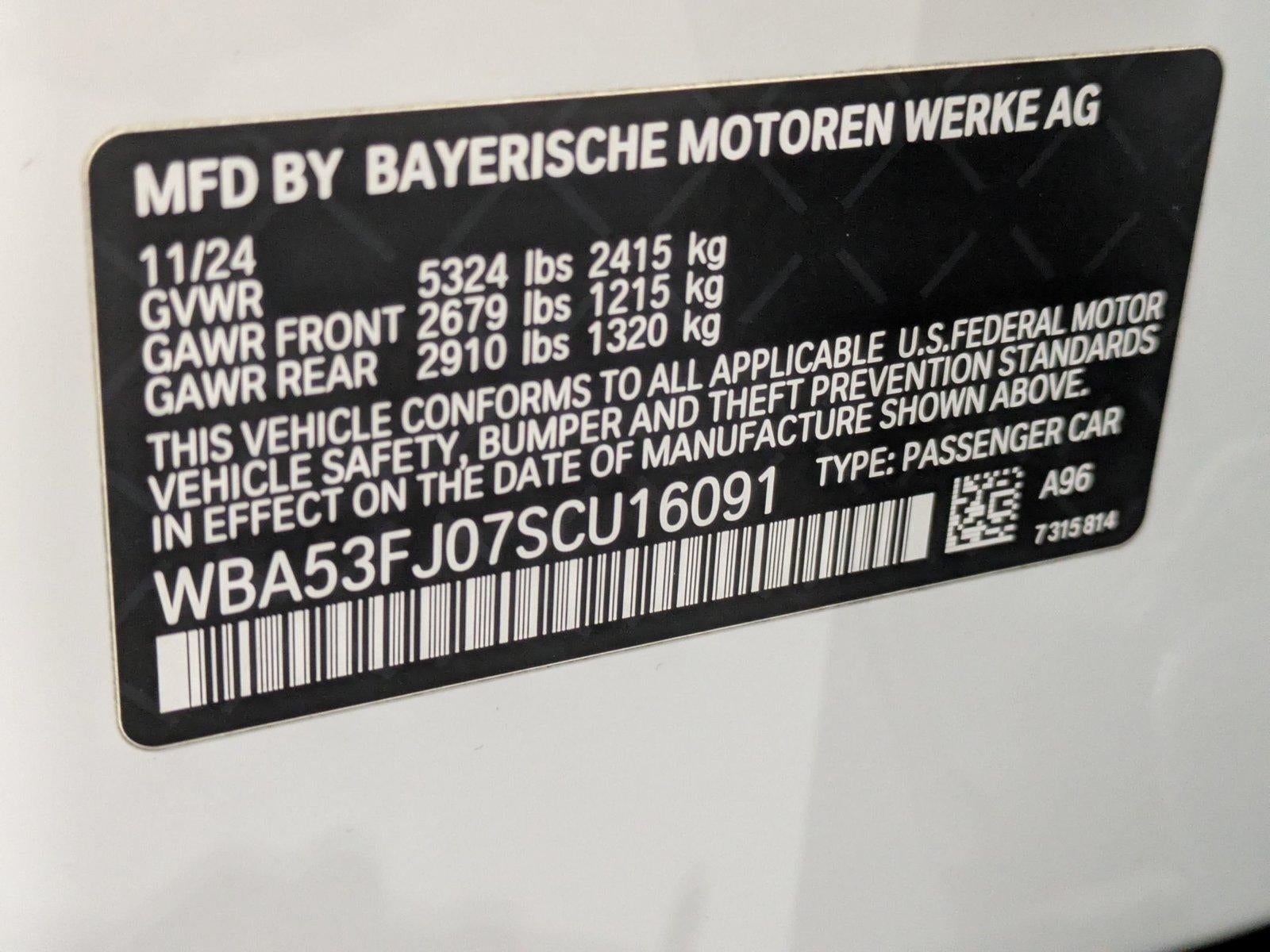 2025 BMW 530i xDrive Sedan