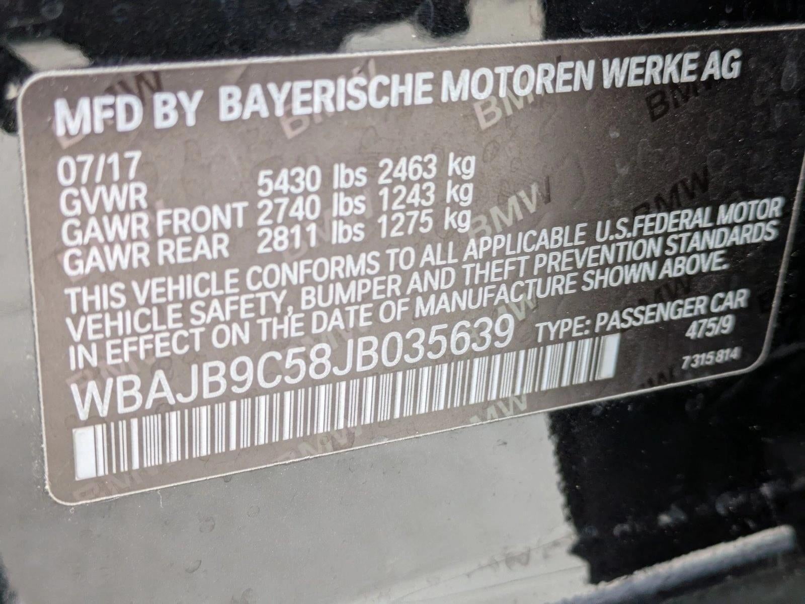 2018 BMW M550i xDrive Sedan