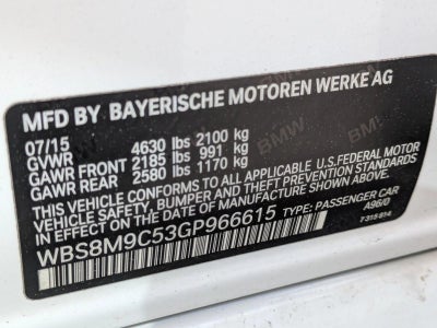 2016 BMW M3 M3 Sedan