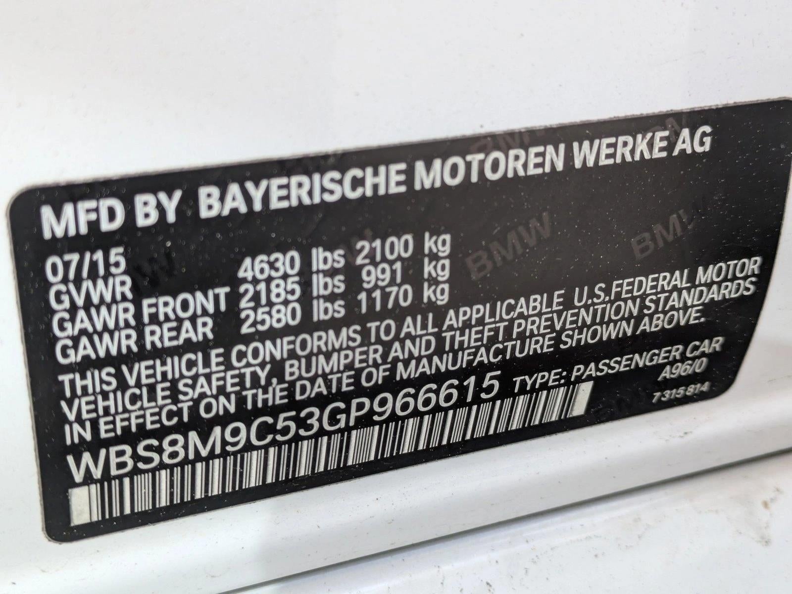 2016 BMW M3 M3 Sedan