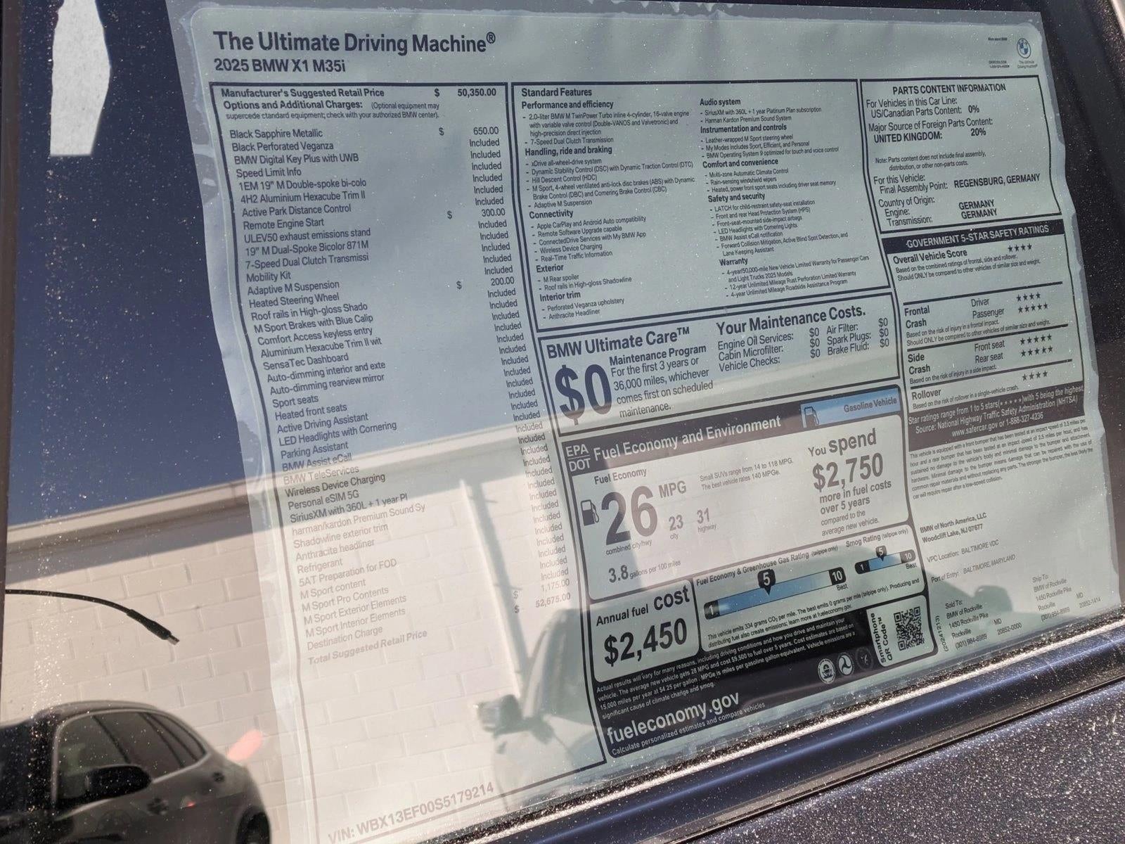 2025 BMW X1 M35i Sports Activity Vehicle