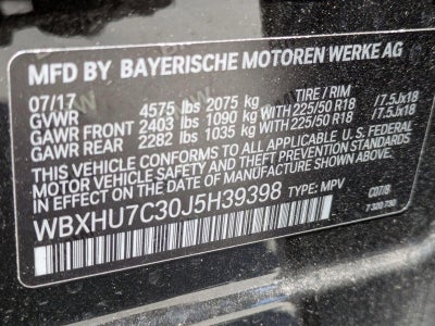 2018 BMW X1 sDrive28i Sports Activity Vehicle