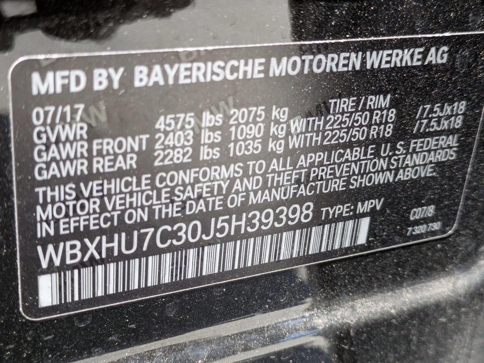 2018 BMW X1 sDrive28i Sports Activity Vehicle