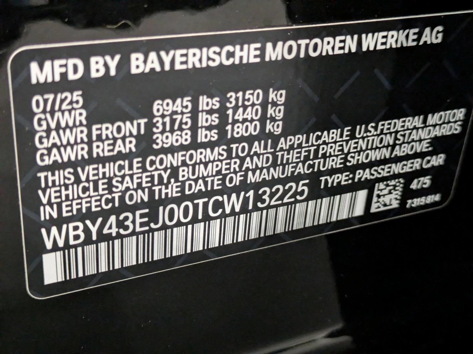 2026 BMW i7 eDrive50 Sedan