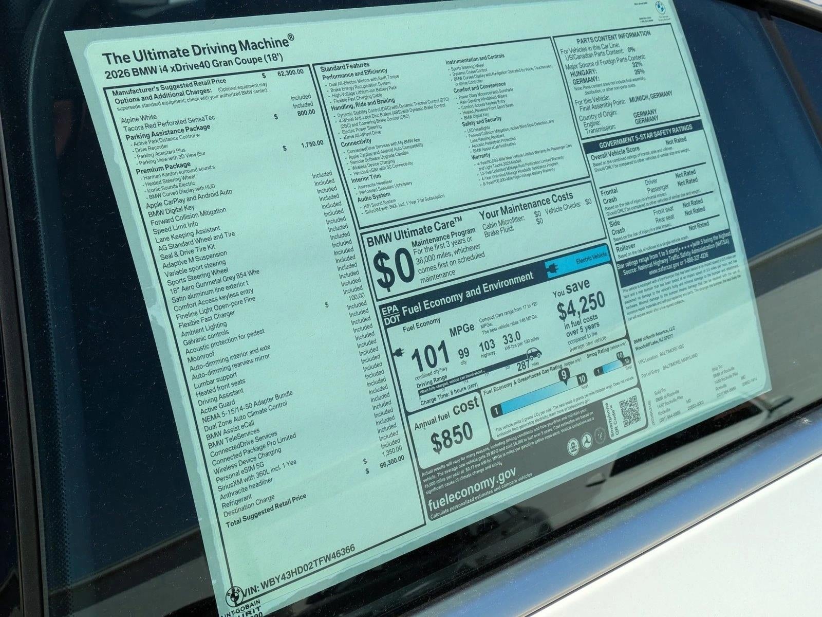2026 BMW i4 Gran Coupe