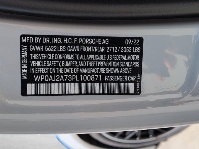 2023 Porsche Panamera 4 Platinum Edition AWD