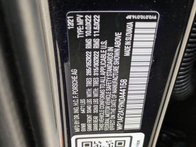 2022 Porsche Cayenne Turbo AWD