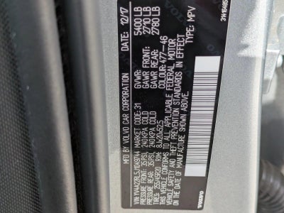 2018 Volvo XC60 T6 AWD Inscription