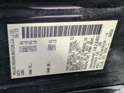 2019 Nissan Maxima SL 3.5L