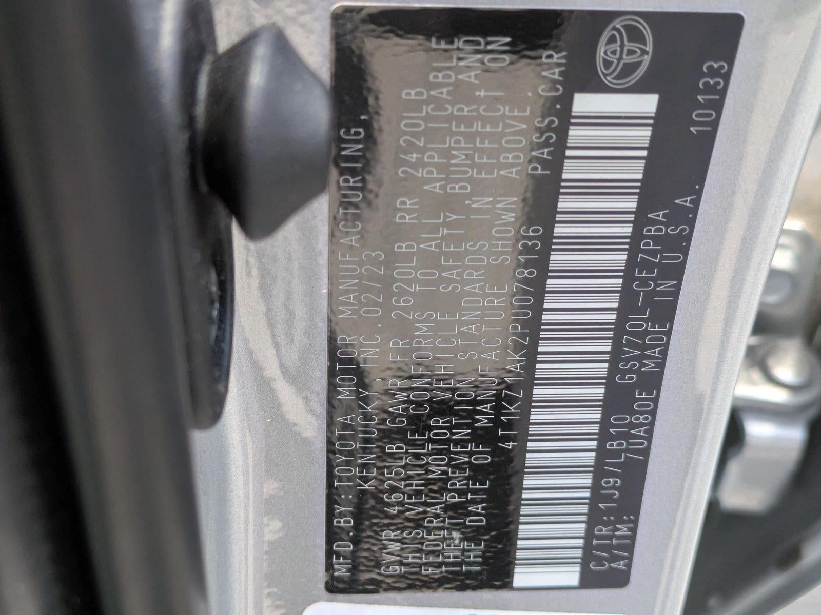 2023 Toyota Camry XSE V6 Auto (Natl)