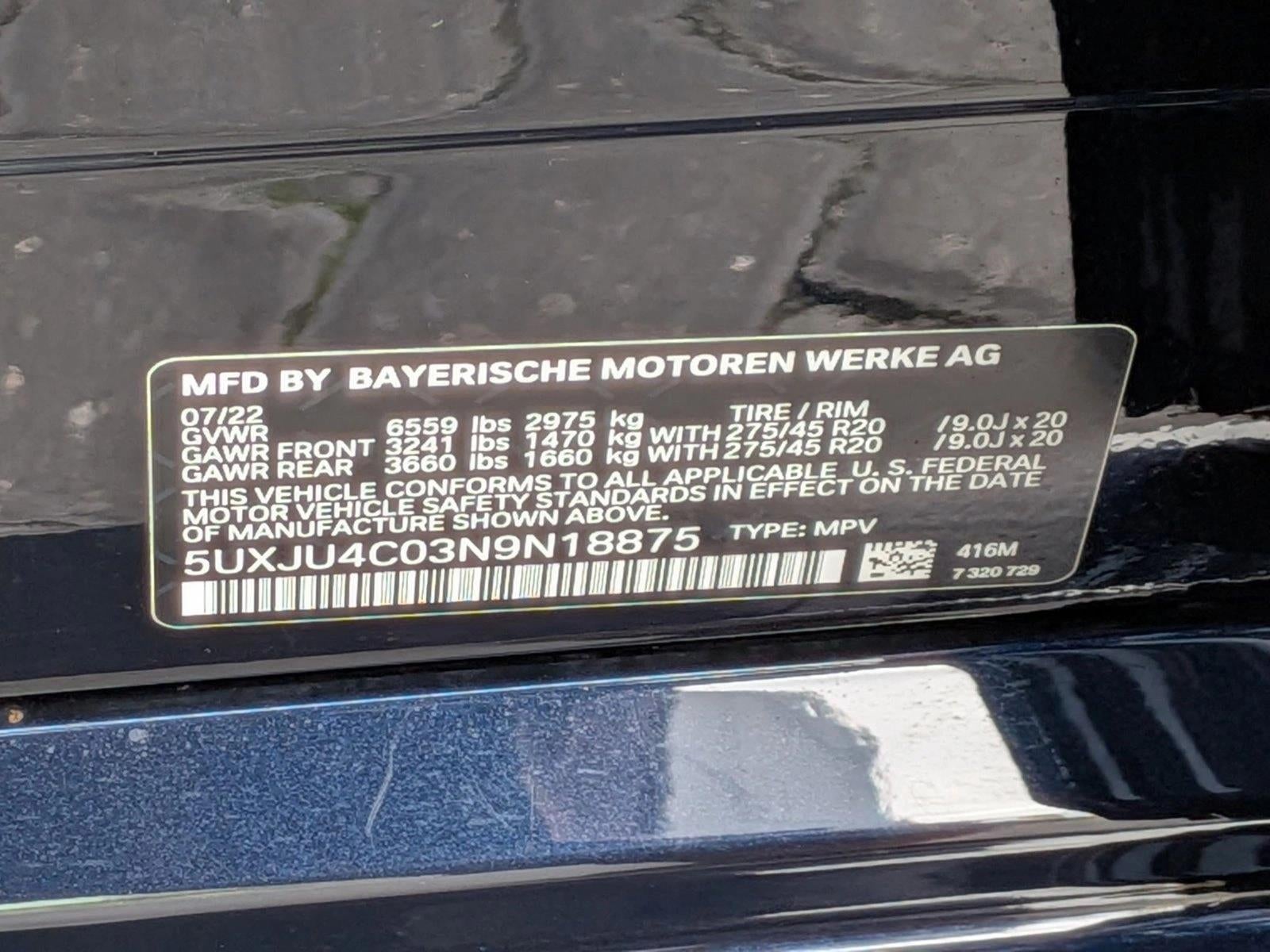 2022 BMW X5 M50i Sports Activity Vehicle