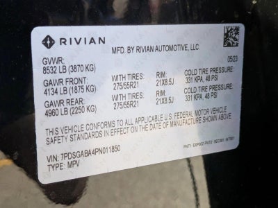 2023 Rivian R1S Adventure Quad-Motor Large Pack