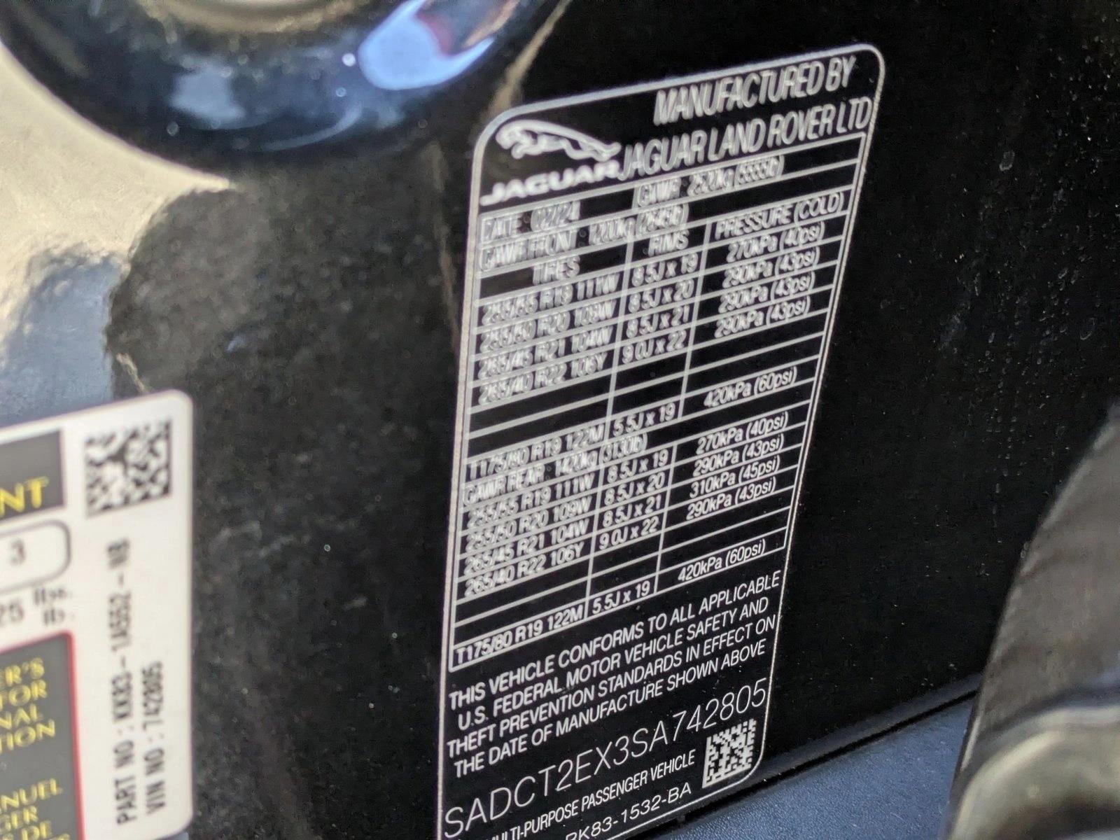 2025 Jaguar F-PACE R-Dynamic S P250 AWD