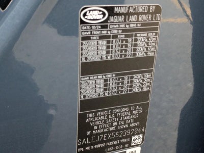 2025 Land Rover Defender 110 P300 S