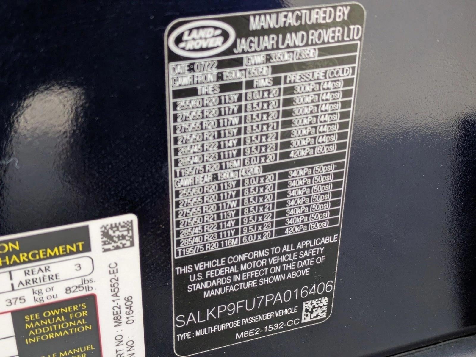 2023 Land Rover Range Rover P400 SE SWB