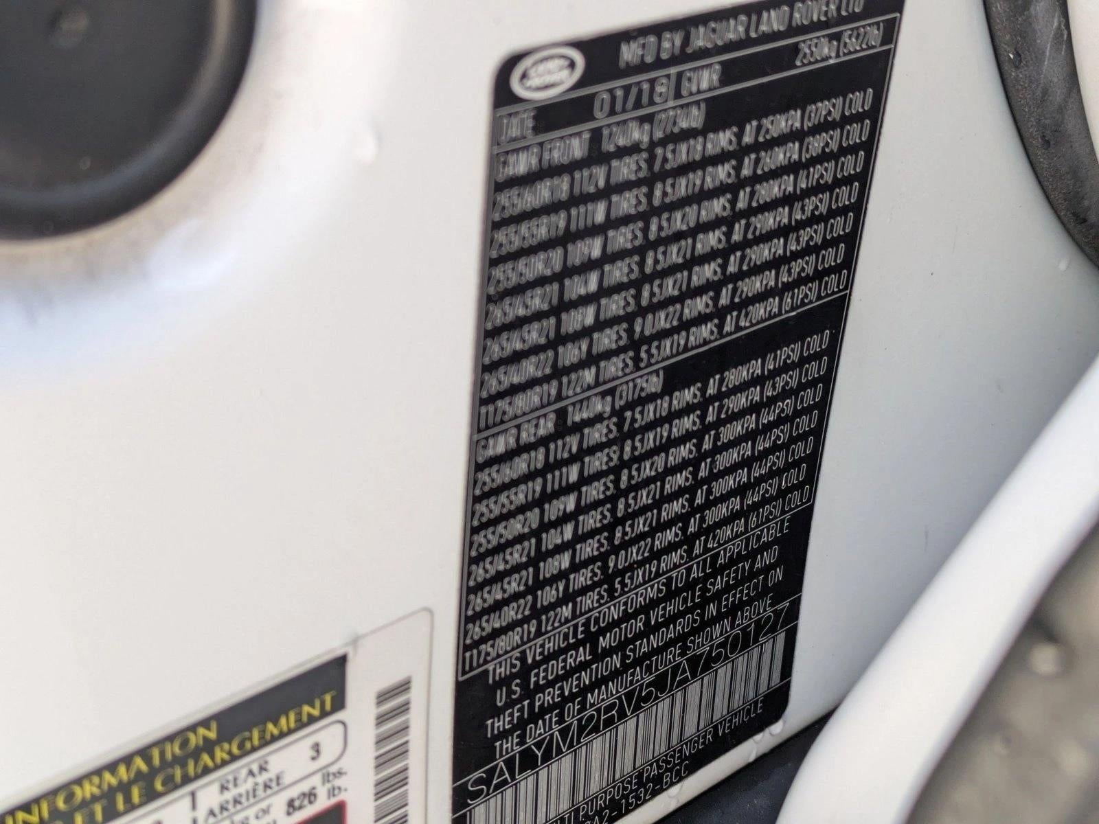 2018 Land Rover Range Rover Velar P380 R-Dynamic HSE