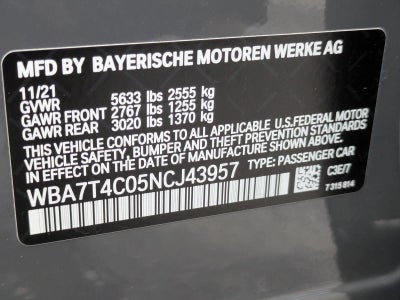 2022 BMW 740i xDrive Sedan